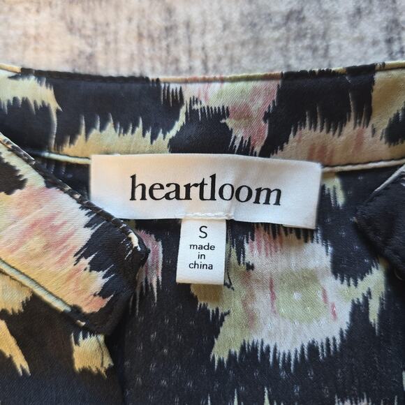 Heartloom Top Womens Small Floral Long Sleeve Ruched Coquette Cottage Whimsigoth - Picture 3 of 10